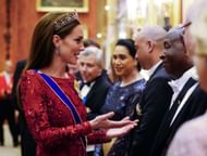 Kate has been spotted wearing different tiaras on multiple occasions. (Photo by Victoria Jones - Pool/Getty Images)